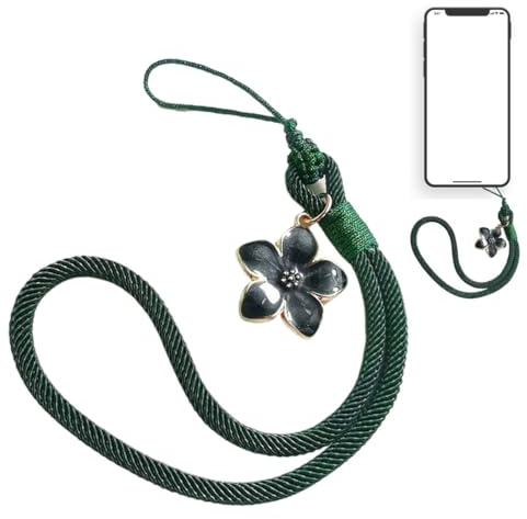 Pendentifs pour Téléphones, Bijoux de Telephone Portable, Bracelet Telephone, Dragonne de Téléphone, Charme de Téléphone Femmes Filles