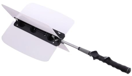 Healvian Entraîneur de Swing de Golf Blanc en Plastique Léger, Outil D’entraînement de Préhension et Résistance au Vent pour Exercices de Balançoire, Aide la Formation Musculaire des Bras