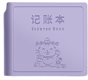 Läderansikte familj ekonomi personlig kontobok Japan och Sydkorea söt hand kontobok – lila