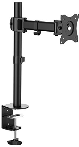 RICOO Monitor Halterung 1 Monitor TS5611 Halter für 13-34 Zoll höhenverstellbar Bildschirmhalterung Arme Monitorhalter Bildschirm Arm Tischhalterung VESA 75 & 100