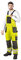 LEBER & HOLLMAN -FMNX-B_YSB48 - Peto protector (talla 48), color amarillo, gris y negro