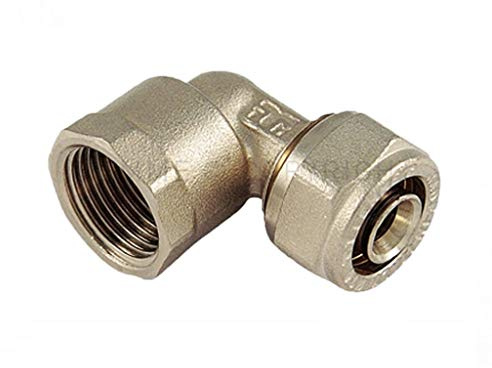 Raccordo A Stringere Curvo Femmina 3/4 X 26 Multistrato Tiemme