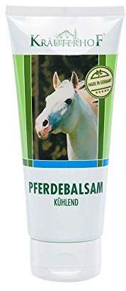 Kräuterhof® Pferdebalsam Massage Gel Balsam Hautcreme Kühlend, 100 ml Tube