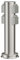 ledscom.de Garten Steckdosensäule PORU für außen, IP44, 4-Fach, Edelstahl, Edelstahl, rund, 40 cm