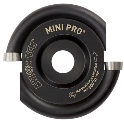 ARBORTECH Mini Pro Hartmetall Frässcheibe Ø 50 mm für Winkelschleifer | Holzbearbeitung MIN.FG.630