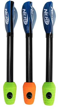 Nerf Schaumstoff-Pfeile mit weicher Spitze und Sprungrakete, allgemeine Ersatzrakete und -Pfeile, kindersicher, für drinnen und draußen, 3 Stück