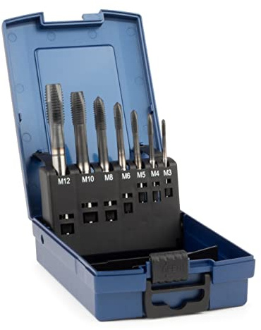 GSR-Silver 7 tlg. Maschinengewindebohrersatz DIN 2 184-1 (DIN 371/376) Form B HSSE-AlCro M3-M12