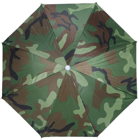 Natudeco Regenschirm Hut Faltbare Camouflage Regenschirme Angeln Sonnenhüte Hände frei Für Erwachsene Kinder Gebraucht Golf Gartenarbeit Sonnenschirm Outdoor Camping