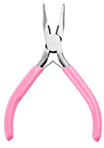 4.92 Inch Needle Nose Plier Compact Mini Precision Plier Soft Grip Jewelry Plier for Crafts Wire Wrapping Jewelry