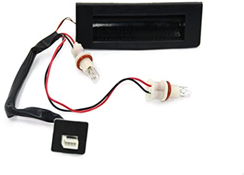 CANJPTON Kompatibel mit Vauxhall/Opel/Astra H/Zafira B/ASTRAVAN 2004–2010 Öffnungsschalter für Kofferraum-Heckklappe mit Lampenfassungen und Kabelbaum Schalter Heckklappenöffner 13223919