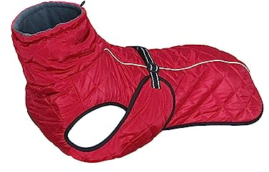 Hunde-Outdoor-Jacke, wasserdicht, reflektierend, für den Winter, warme Baumwolle, Hundebekleidung für große und mittlere Hunde, Labrador (Farbe: Rot, Größe: XS)