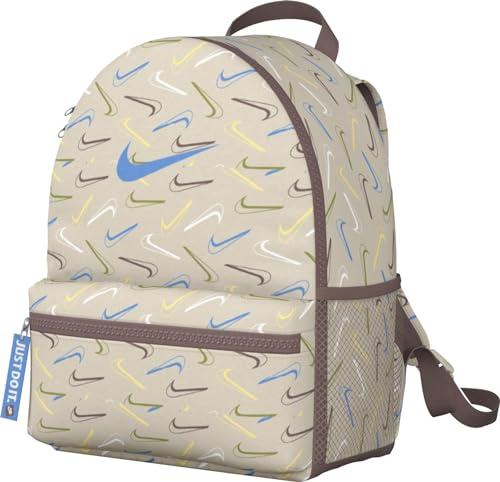 NIKE Unisex Children's Backpack Y Nk Brsla Jdi Mni Bpk-Ct Sp24, Lt Orewood Brn/University Blue, FN0954-104, MISC