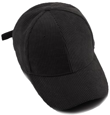 YAMEE Cappello Baseball Uomo Leggero,Cappello Baseball Donna Velluto a Coste Vintage Classico,Cappello Donna Invernale Caldo,Cappellino Uomo con Visiera Antivento,Berretto Baseball Uomo Regolabile
