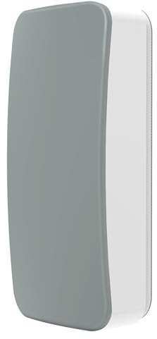 WallDeca Cancellino per Lavagna Bianca, Superficie in Feltro, Cancellino Magnetico per Lavagne Cancellabili a Secco, Compatibile con Tutte le Superfici per Pennarelli, Lavagne in Vetro (Grigio)