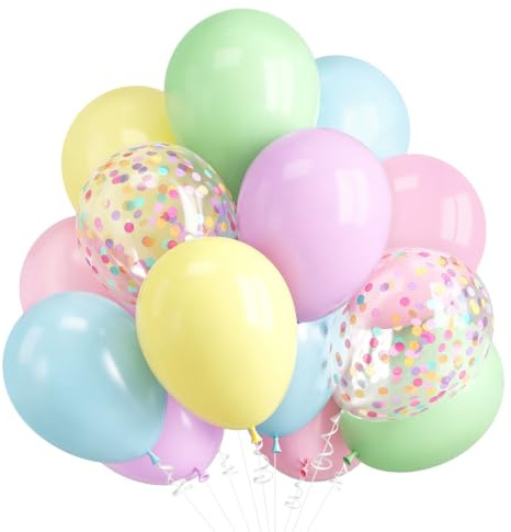 31 ballonger med Macaron Glitter