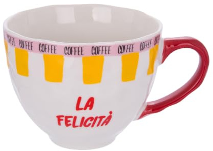 KASANOVA Tazza ceramica La felicità 500 ml Color Bloom