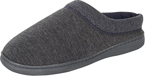 Hanes Soft Waffle Knit Clog tofflor med inomhus/utomhus saltlake kvinnor mjuk våffla stickade tofflor med inomhus/utomhus saltlake, Kolblå - X-Large