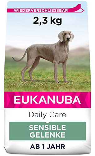 Eukanuba Daily Care Sensitive Joints hundfoder – torrfoder för hundar med ledbesvär – specialfoder lämplig för alla vuxna raser, 2,3 kg