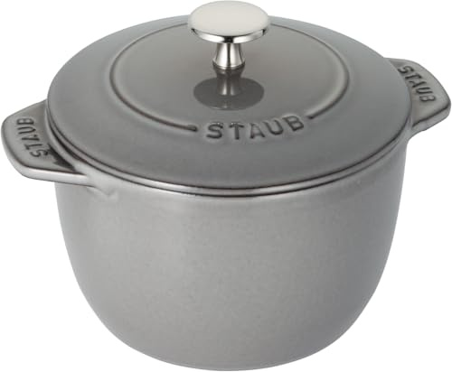STAUB Reiskokotte, rund, Gusseisen, 16 cm, Grau