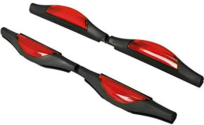Riloer 2 × Autotürschutz Bump Stop, Türkantenschutzstreifen Dellenreflektoren Clip auf Kratzschutz für die vordere Vordertür des Autos