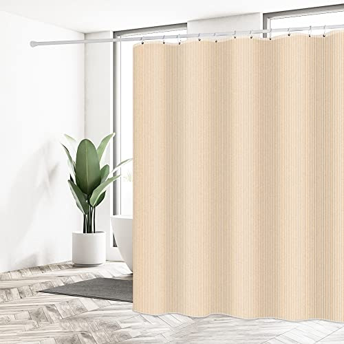 DUFU Tenda da doccia ad asciugatura rapida, lavabile, tenda da bagno impermeabile, tenda da doccia in poliestere, con 12 ganci 180 x 200 cm