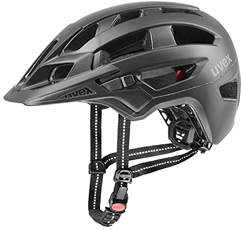 uvex finale 2.0 e-bike - sicherer City-Helm für Damen und Herren - individuelle Größenanpassung - optimierte Belüftung - black matt - 56-61 cm