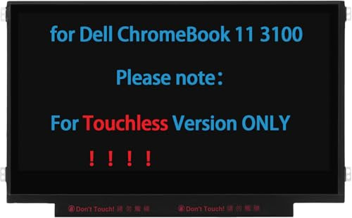 11,6 tum LCD-skärm ersättning för Dell ChromeBook 11 3100 CB1C13 3120 3180 FGF20 0FGF20 P22T P26T P29T P29T001 LED LCD-skärm panel matt icke-beröringsHD (1366 x 768)