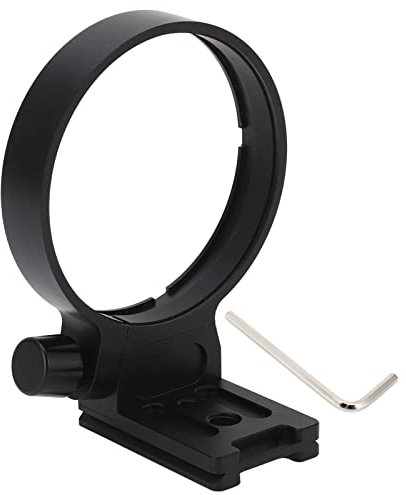 Anneau de pour Trépied, Collier D'Objectif en Alliage D'aluminium, Support D'anneau de pour Trépied avec Trou de Vis 1/4in 3/8in, pour Objectif 100 à 400