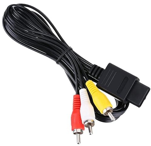 TV AV Video Audio Chinch Kabel für Nintendo 64 N64 SNES Super GameCube NGC SFC