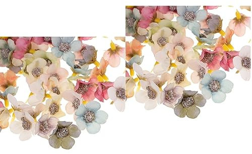Garneck 200stücke Mini Künstliche Farbenfrohe Daisy Blüten Für Hochzeitsdekoration Bastelprojekte Und Heimdeko Vivid Flower