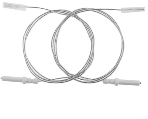 Zoegneer 2 piezas de repuesto para estufa de gas, quemador de gas de cerámica para chispa para encendido de electrodo de repuesto para estufa de gas y estufa de gas (45 mm)