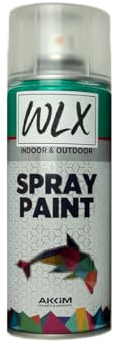 WLX Sprayfarbe 400 ml. Schnelltrocknende Sprühdose. Sprühfarbe, Sprühlack, Lackspray, Graffiti-Farbe, Spraydose. RAL-Farbe. Glänzend (Rot (RAL 3020))