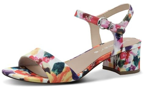 Tamaris sandalett dam vegansk elegant, apelsin, 37 EU