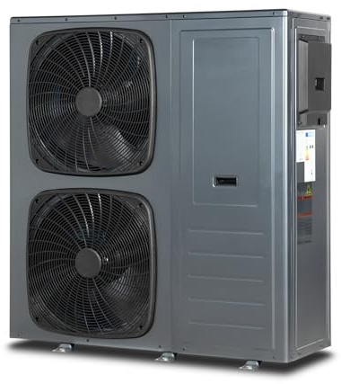 SMETA 16 KW Pompe à Chaleur Air Eau, R290, Monobloc, Pompe à Chaleur Maison MultifréQuence, ContrôLe Intelligent Wifi, Fonction Triple - Refroidissement, Chauffage et Eau Chaude, Mode Silencieux, A+++