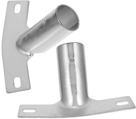 NIYANGLE 2pcs Broom Handle Bracket and Mop Head Connector Push Bracket for Telescoping Extension Poles Floor Cleaning Accessories Replacement Parts for Household Use