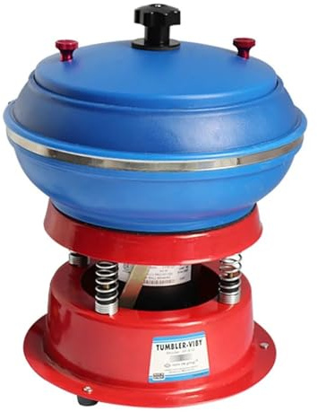 Máquina pulidora vibratoria for joyería de metal, jade y ágata. Herramienta profesional de pulido y esmerilado. Rendimiento potente