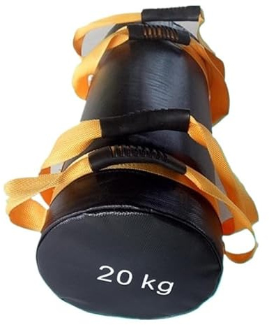 QXYOGO Sandsäcke Training,Sandbag Fitness,Gewichtssack 5-30kg Heavy Duty Weight Sand Power Bag Kraft Training Fitness Übung Body Building Gym Sandbag(20KG)