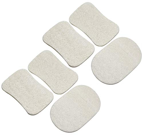 UKCOCO 6stücke Geschirrbürste Aus Natürlichem Luffa Spülbürste Für Öl Und Fett Schüsselbürste Als Reinigungsbürste Scheuerschwamm Für Küche Und Bad