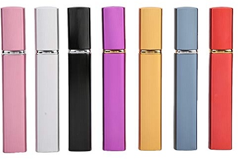 12ML Mini Nachfüllbarer Parfüm Leere Sprühflasche Zerstäuber 7 Stück Tragbare Behälter DIY Duft Zerstäuber Aufbewahrungsreise für Parfüm Flüssigkeiten Essenzen