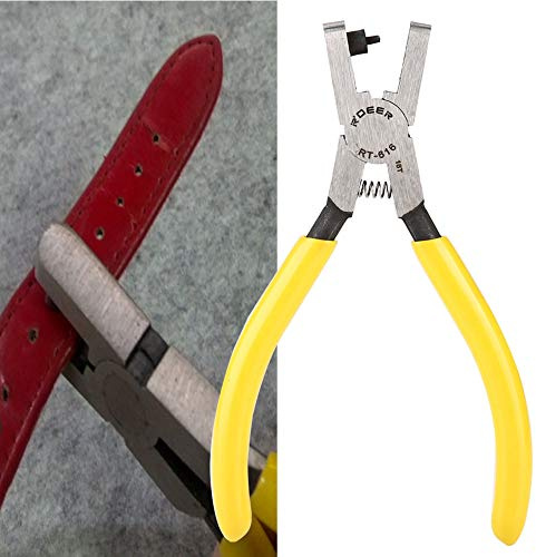 Pinza per punzonare fiori, per mancini e destrimani, cinturino in pelle Canvas Watch, perforatore a foro singolo, perforatore e perforatore