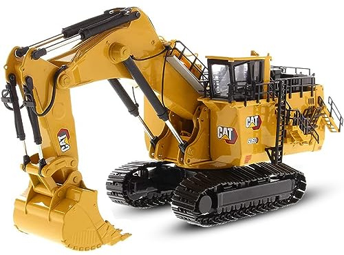 Diecast Masters 1:87 HO Scale Model Cat 6060 Hydraulic Mining Shovel, 85651 | Mit Tieflöffel, detailgetreues CAT Baufahrzeug, ca. 25 x 11 x 14 cm, ab 14 Jahren, für Sammler, 85651