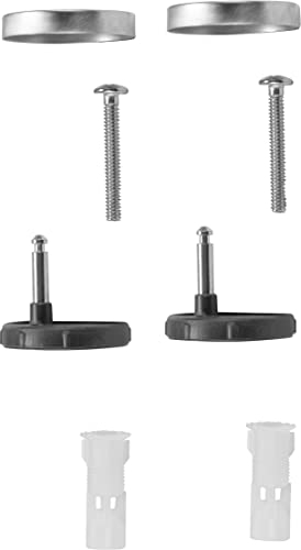 Cornat Befestigungssatz - Passend für Cornat WC-Sitz Trient,Ticino & Aedo - Edelstahl & Kunststoff / Befestigungssystem / Befestigungs-Set / Ersatz-Teile / Zubehör / TEC365033
