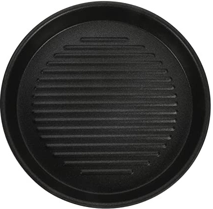 BESTonZON BBQ grillplatta non-stick grillpanna aluminium grillkorg rund grillskål stekpanna grilltillsats bakplåt BBQ grillpanna f¨ gasgrill ugn utomhus camping picknick