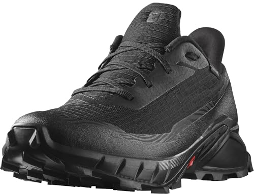 SALOMON Alphacross 5 Gore-tex, Zapatos de senderismo Hombre, Black Black Ebony 01, 40 2/3 EU
