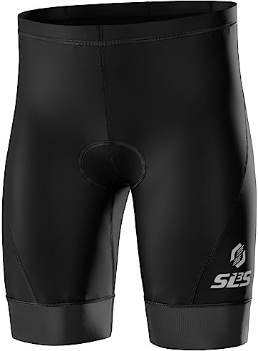SLS3 Triathlon Shorts Men's | Tri Short | Tri Shorts for Men | 2 Pockets | Black FX | Designed by Athletes