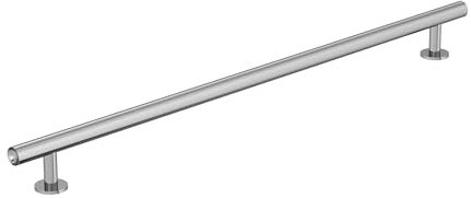 Amerock BP3739126 Schrankgriff, polierter Chrom, 320 mm, Schrankgriff, Radius, Schubladenzug, Küchenschrankgriff, Möbelbeschläge