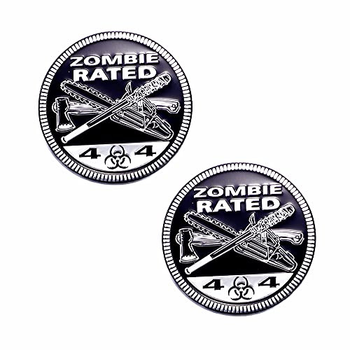 4x4 Emblem Badge Zombie Rated Auto Runde Aufkleber Auto Emblem Aufkleber (Zombie)