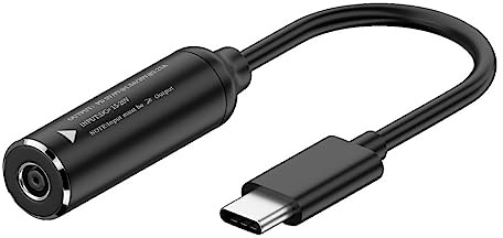 CY Cable DC 20V Jack 4.5x3.0mm Input to USB-C Type-C Output 90 Degree Right Angled Power Plug Charge Cable 65W PD9V 5V 20V 20cm