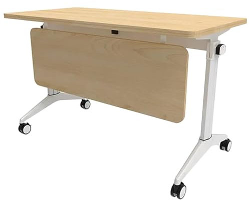 ZNQNDSR Konferenztisch 1 Pcs Klapp Konferenz Tisch Rechteck Treffen Seminar Tische Büro Tagungsraum Flip Top Holz Tisch(63x23.6x29.5)