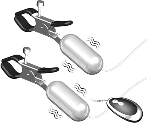 Mamelon Vibromasseur avec à Distance Pinces à Seins Couple Féminin Faveurs de Fête Fournitures nipple clamps sex Pinces tétons Pinces à tétons Dur Masseur De Mamelon Vibrant CG2